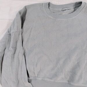 Aerie Ribbed Crewneck Sweatshirt